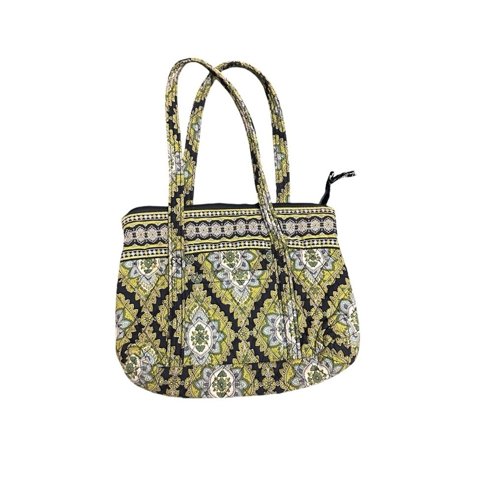 Vera Bradley Black and Yellow Shoulder Bag - Picture 2 of 3